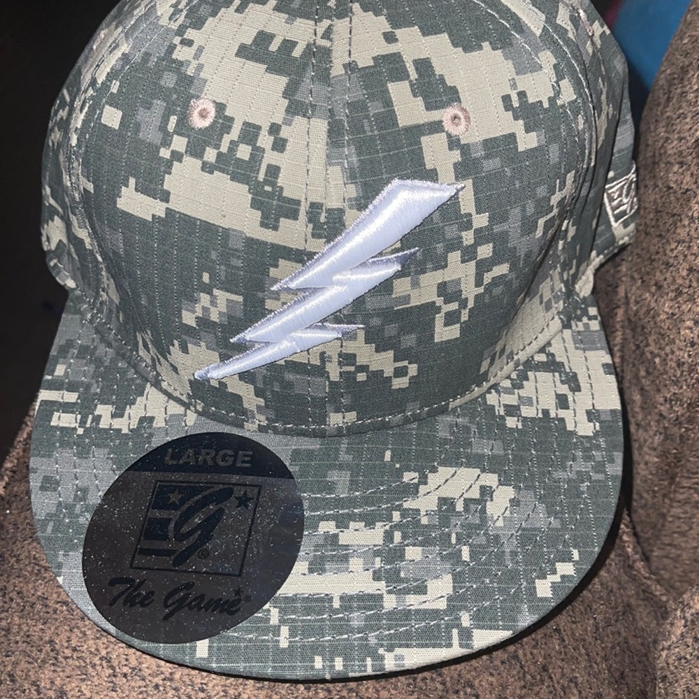 THE GAME CAMO FITTED HAT